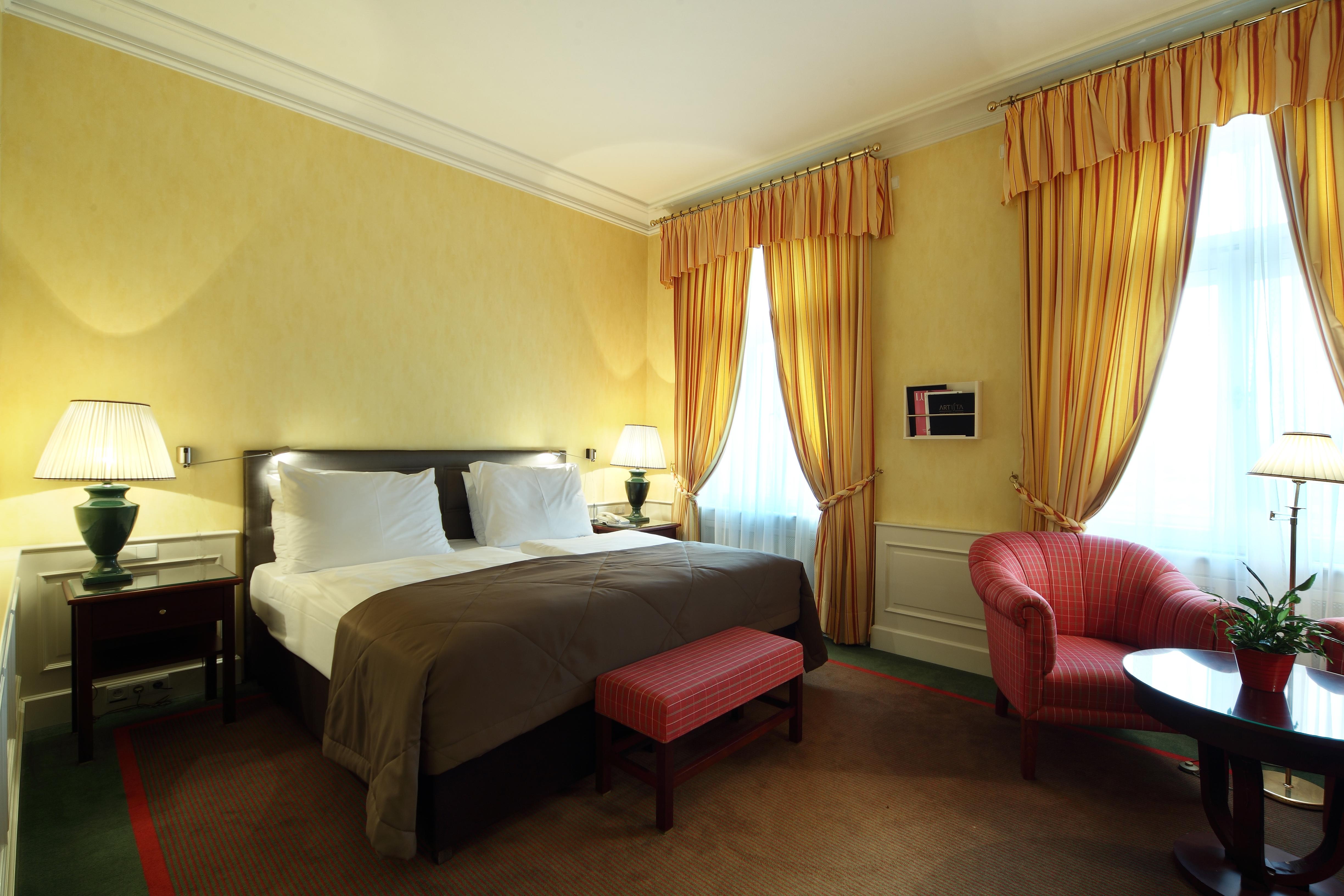 เลอ ปาเล อาร์ต โฮเต็ล ปราก Hotel ภายนอก รูปภาพ A room at the hotel
