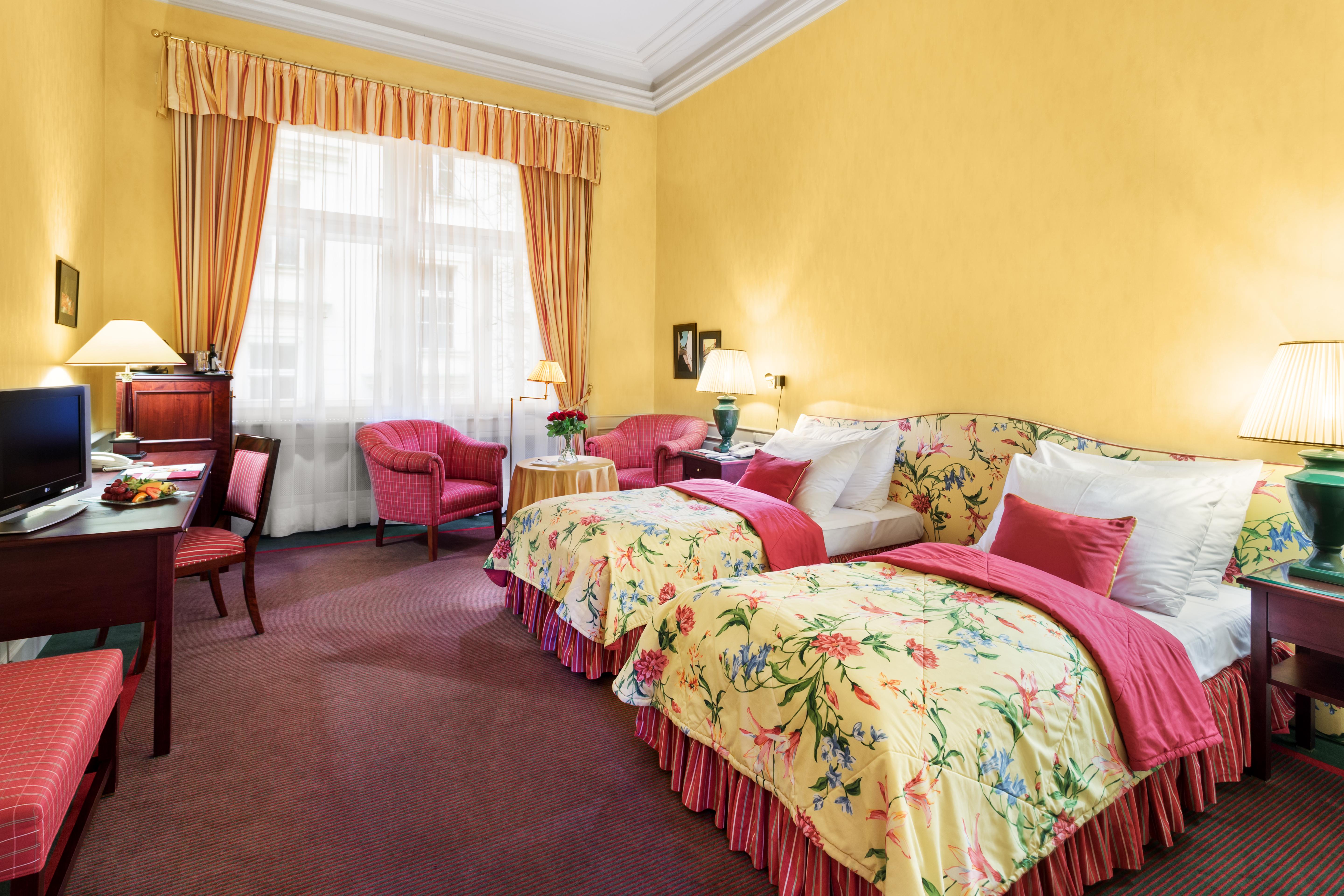 เลอ ปาเล อาร์ต โฮเต็ล ปราก Hotel ห้อง รูปภาพ A room at the Hotel