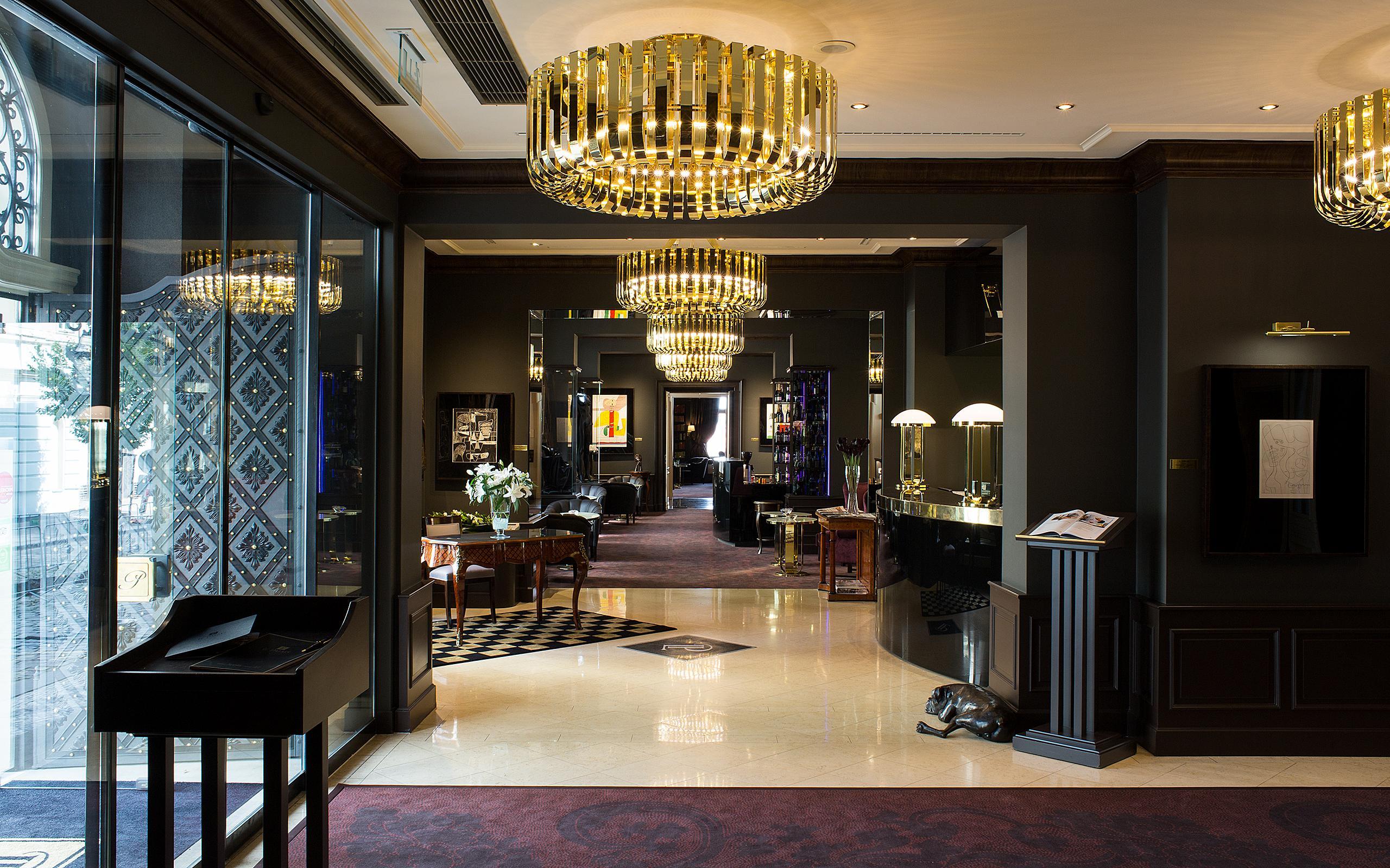 เลอ ปาเล อาร์ต โฮเต็ล ปราก Hotel ภายนอก รูปภาพ The hotel's lobby