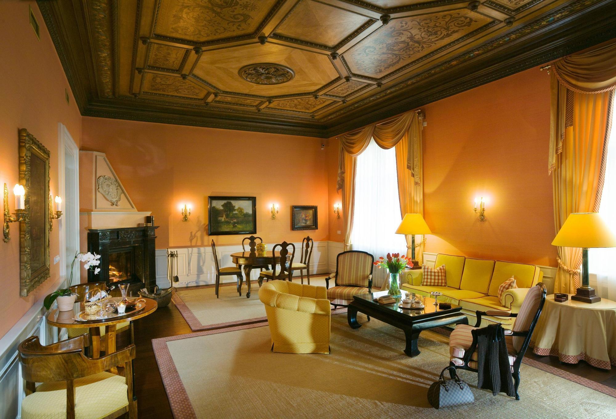 เลอ ปาเล อาร์ต โฮเต็ล ปราก Hotel ห้อง รูปภาพ The living room